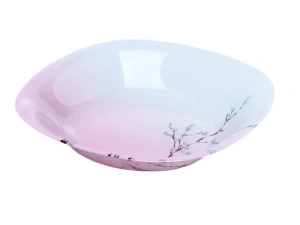 ТАРЕЛКА ГЛУБОКАЯ стеклянная "Neo Carina Hana Rose" 21 см  Luminarc 106968 