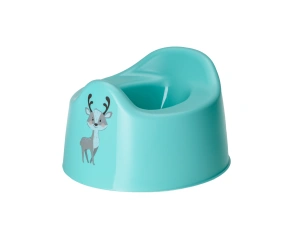 ГОРШОК ДЕТСКИЙ пластмассовый зеленый 27,5*25,4*17 см   108567 