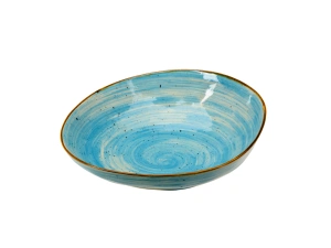ТАРЕЛКА ГЛУБОКАЯ керамическая "Хорека Аквамарин" 19*18 см   109840 