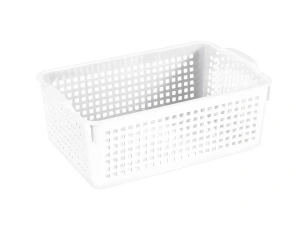 КОРЗИНА пластмассовая "Лофт" 3,8 л/29,5*18,5*10,5 см белая  Виолет 104310 