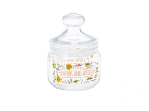 БАНКА ДЛЯ СЫПУЧИХ ПРОДУКТОВ стеклянная с крышкой 500 мл/15 см   109139 