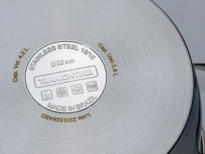 КАСТРЮЛЯ из нержавеющей стали "Allegra" 22 см/4,2 л  Tramontina 94662