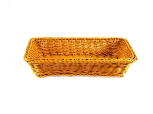 КОРЗИНА пластмассовая плетеная 35*24,5*7 см   105238 