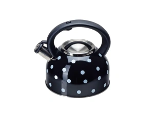 ЧАЙНИК металлический со свистком и пластмассовой ручкой 2,5 л   90781