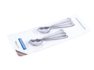 НАБОР ЛОЖЕК ЧАЙНЫХ металлических "Angra" 6 шт. 13 см  Tramontina 80431 