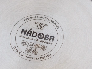 КАСТРЮЛЯ со стеклянной крышкой, 18 см/2,5 л, NADOBA, серия LUDVA   109181