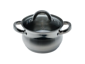 КАСТРЮЛЯ из нержавеющей стали со стеклянной крышкой 2,1 л   110262 