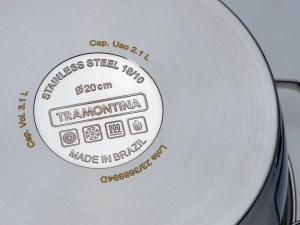 КАСТРЮЛЯ из нержавеющей стали "Allegra" 20 см/3,1 л  Tramontina 94661