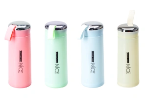 БУТЫЛКА стекло/пластмасса для питья "Найс" 400 мл/19,5 см   108454 