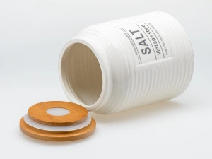 БАНКА ДЛЯ СЫПУЧИХ ПРОДУКТОВ керамическая "Salt" 850 мл/10,7*10,7*14 см   110143