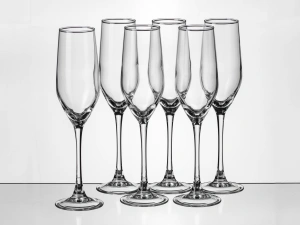 НАБОР БОКАЛОВ ДЛЯ ШАМПАНСКОГО стеклянных "Celeste" 6 шт. 160 мл  Luminarc 80904 