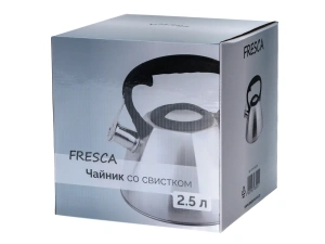 ЧАЙНИК металлический со свистком и пластмассовой ручкой 2,5 л   103298