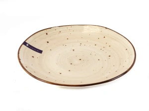 ТАРЕЛКА ДЕСЕРТНАЯ керамическая "Хорека Графит" 21 см  Elrington 103115 