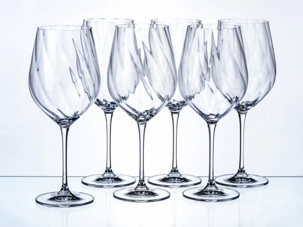 НАБОР БОКАЛОВ ДЛЯ ВИНА стеклянных "Uria Optic" 6 шт. 740 мл   109470 