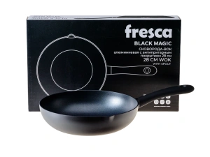 СКОВОРОДА-ВОК алюминиевая с антипригарным покрытием 28 см   110378