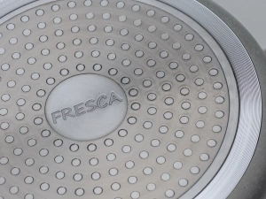 КАСТРЮЛЯ алюминиевая с керамическим покрытием "Ceramic Latte" 20*9 см/2 л со стеклянной крышкой  Fresca 105644