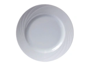 ТАРЕЛКА МЕЛКАЯ фарфоровая "Голубка" 24 см  Добрушский фарфор 88938 