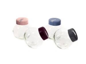 БАНКА ДЛЯ СЫПУЧИХ ПРОДУКТОВ стеклянная с пластмассовой крышкой 500 мл   104444 