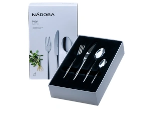 НАБОР СТОЛОВЫХ ПРИБОРОВ из нержавеющей стали "MISEL" 16 предметов: 4 ножи, 4 вилки, 4 ложки, 4 ложки чайные   107345 