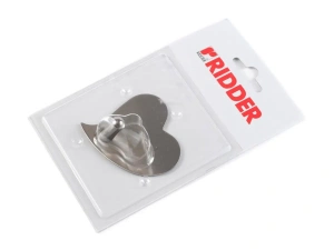 КРЮЧОК НАСТЕННЫЙ металлический на скотче ''Сердце'' 5,9*6,1*2,5 см  Ridder 80167 