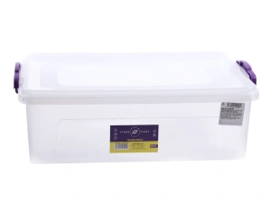 ЯЩИК ДЛЯ ХРАНЕНИЯ пластмассовый с крышкой 10 л/41*27,5*12,5 см  StarPlast 87700 