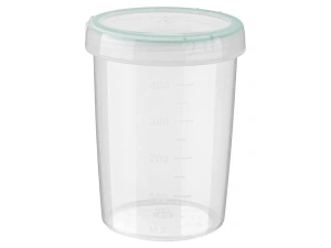 БАНКА ДЛЯ СЫПУЧИХ ПРОДУКТОВ пластмассовая "Винтаж" светло-голубая 500 мл  Phibo 99998 