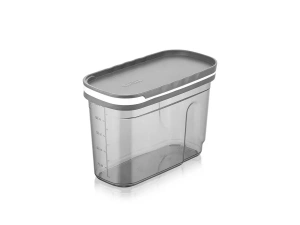 КОНТЕЙНЕР ДЛЯ СЫПУЧИХ ПРОДУКТОВ пластмассовый "Exclusive" 1,2 л/19,9*9,5*13,3 см  Qluxplastic 105426 