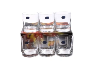 НАБОР СТАКАНОВ ДЛЯ ВИСКИ стеклянных "Barline" 6 шт. 280 мл  Crystalex 2436 