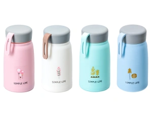 БУТЫЛКА стекло/пластмасса для питья "Симпл лайф" 320 мл/19,5 см   108458 