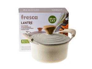 КАСТРЮЛЯ алюминиевая с антипригарным  покрытием 2,8 л/20 см   110388