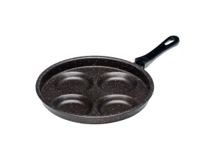 СКОВОРОДА-БЛИННИЦА алюминиевая антипригарная с гранитной крошкой "Granite Brown" 25,5 см  Banquet 107247 