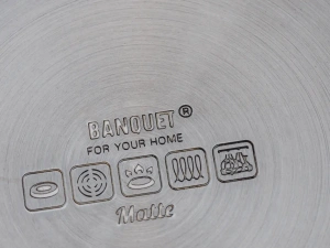 КАСТРЮЛЯ из нержавеющей стали с крышкой "Matte Line" 4 л/17 см  Banquet 50817