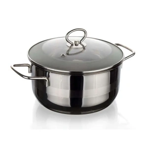 КАСТРЮЛЯ из нержавеющей стали с крышкой "Matte Line" 3 л/16 см  Banquet 50816 