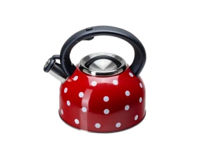 ЧАЙНИК металлический со свистком и пластмассовой ручкой 2,5 л   90781