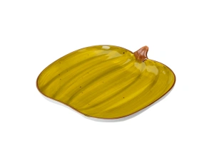 БЛЮДО фарфоровое "Тыковка" 20,8*18,5*3 см   109638 