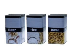 ЕМКОСТЬ ДЛЯ СЫПУЧИХ ПРОДУКТОВ нержавеющая сталь  10,5*18 см   106939 