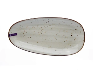 БЛЮДО керамическое "Хорека Графит" 33*17 см  Elrington 106503 