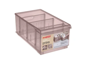 КОНТЕЙНЕР УНИВЕРСАЛЬНЫЙ пластмассовый "Optima" коричневый 5 л/16,5*30,5*12,9 см   98935 