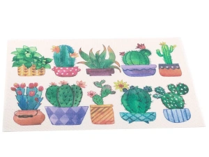 ПОДСТАВКА СЕРВИРОВОЧНАЯ поливинилхлорид "Кактусы" 40*29 см   97980 