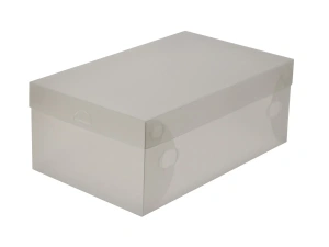 КОРОБКА полипропилен складная с крышкой "Кристалл" 33*20*13 см   104963 