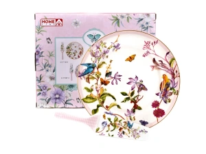 НАБОР ДЛЯ ТОРТА фарфоровый 2 пр.: блюдо 26 см, лопатка   103544 