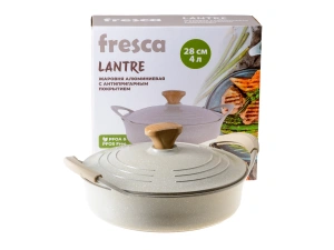 ЖАРОВНЯ алюминиевая с антипригарным  покрытием 4 л/28 см   110389