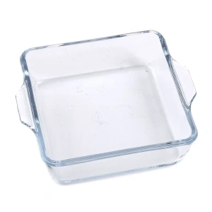 БЛЮДО стеклянное квадратное 19,3*16,4*4,5 см/800 мл  Home Line 95343 