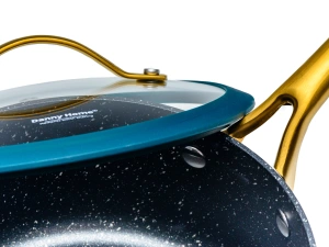 СОТЕЙНИК алюминиевый с антипригарным покрытием с крышкой 2,7 л/20*9 см   109094