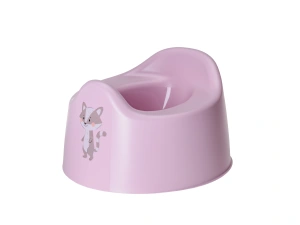 ГОРШОК ДЕТСКИЙ пластмассовый розовый 27,5*25,4*17 см   108561 