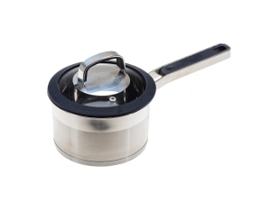 СОТЕЙНИК из нержавеющей стали 1,9 л/16*9,5 см со стеклянной крышкой   110213 