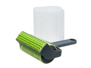 РОЛИК ДЛЯ ЧИСТКИ ОДЕЖДЫ резиновый с пластмассовой ручкой моющийся 20*11*8,5 см  Home Line 107877 