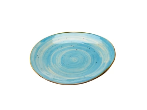 ТАРЕЛКА ДЕСЕРТНАЯ керамическая "Хорека Аквамарин" 19,5*18 см   109838 