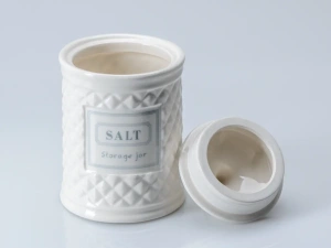 БАНКА ДЛЯ СЫПУЧИХ ПРОДУКТОВ керамическая "Salt" 650 мл/10*16 см   108360