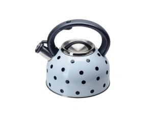 ЧАЙНИК металлический со свистком и пластмассовой ручкой 2,5 л   90781